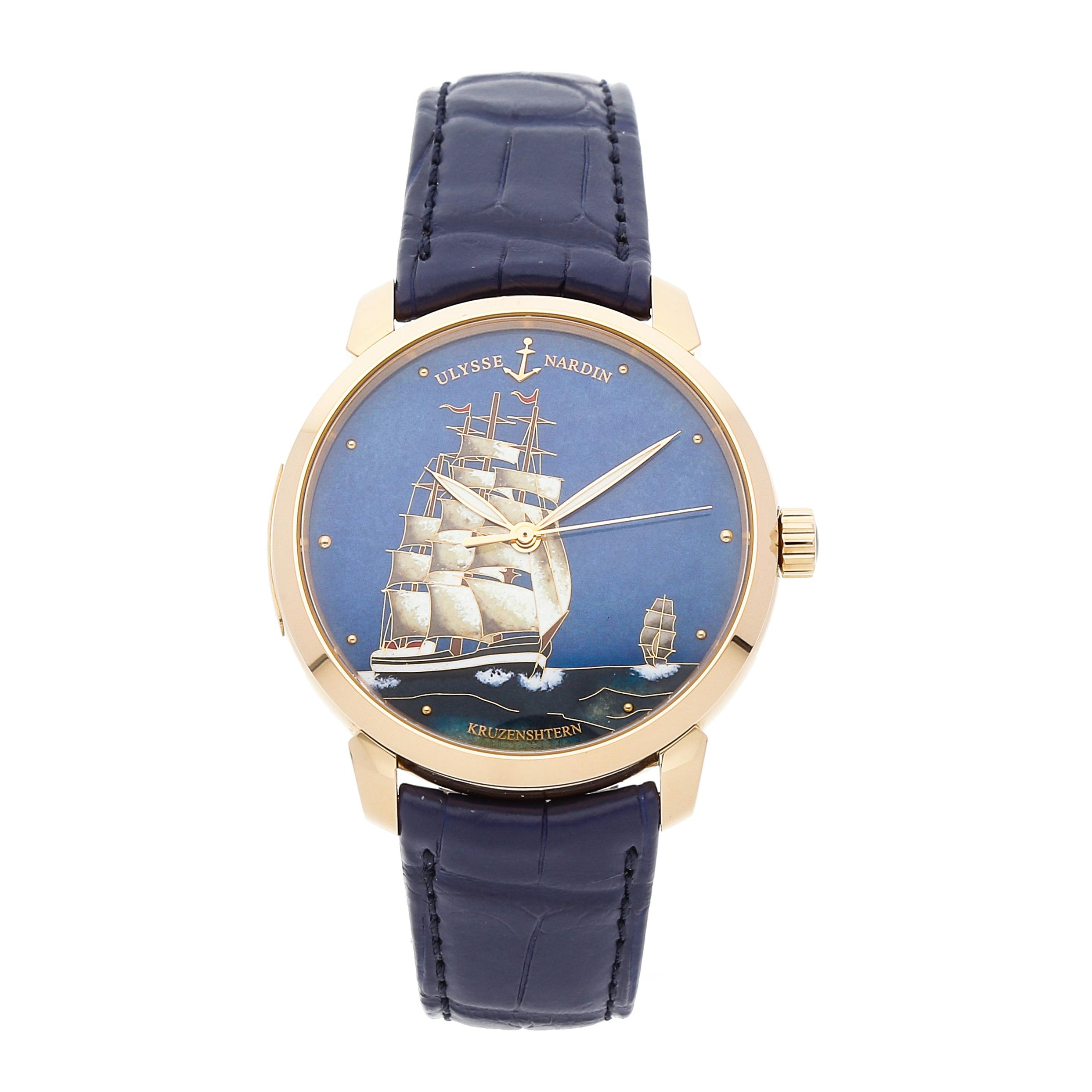 Ulysse Nardin Classico Enamel Kruzenshtern Limited Edition 8156